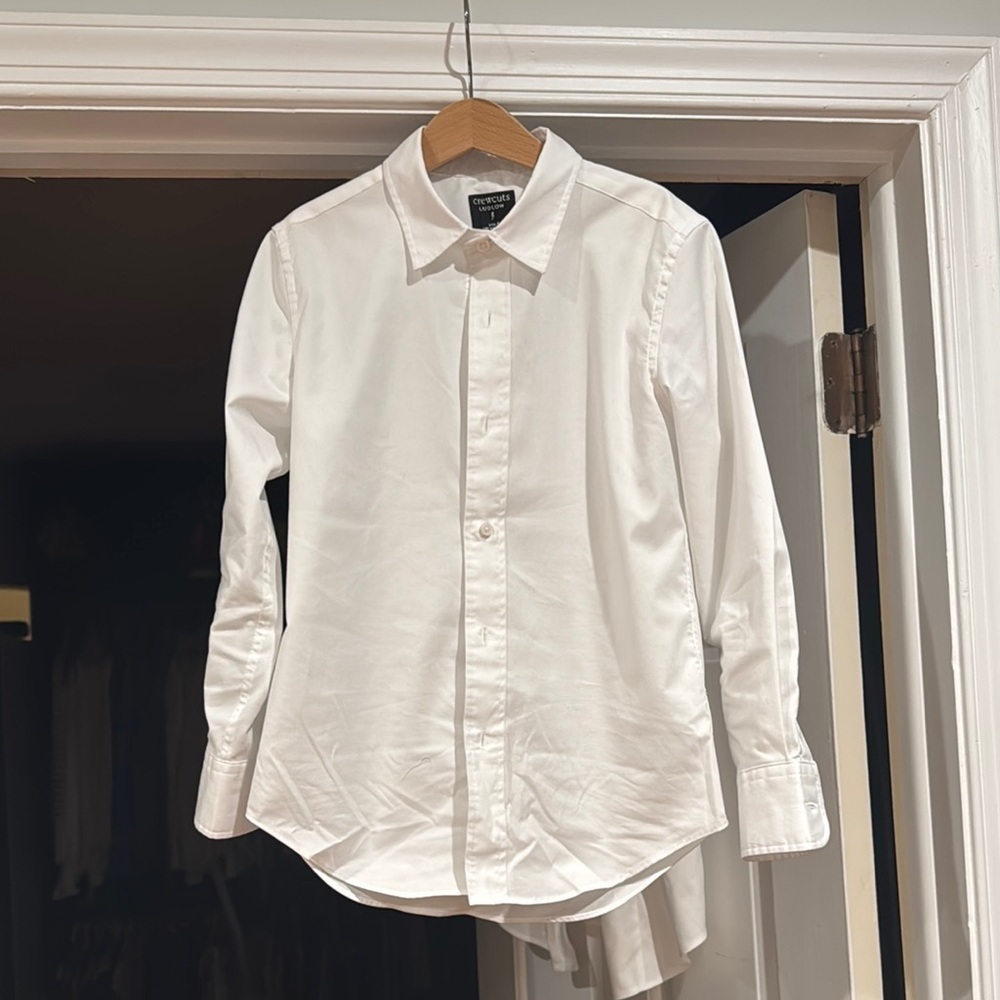 J. Crew Boys White Button-Up Shirt